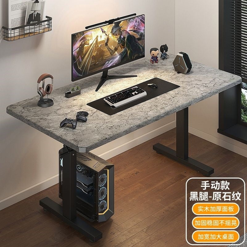 Electric adjustable desk - heavy-duty, reinforced legs - perfect for home office, gaming, study, and computer use