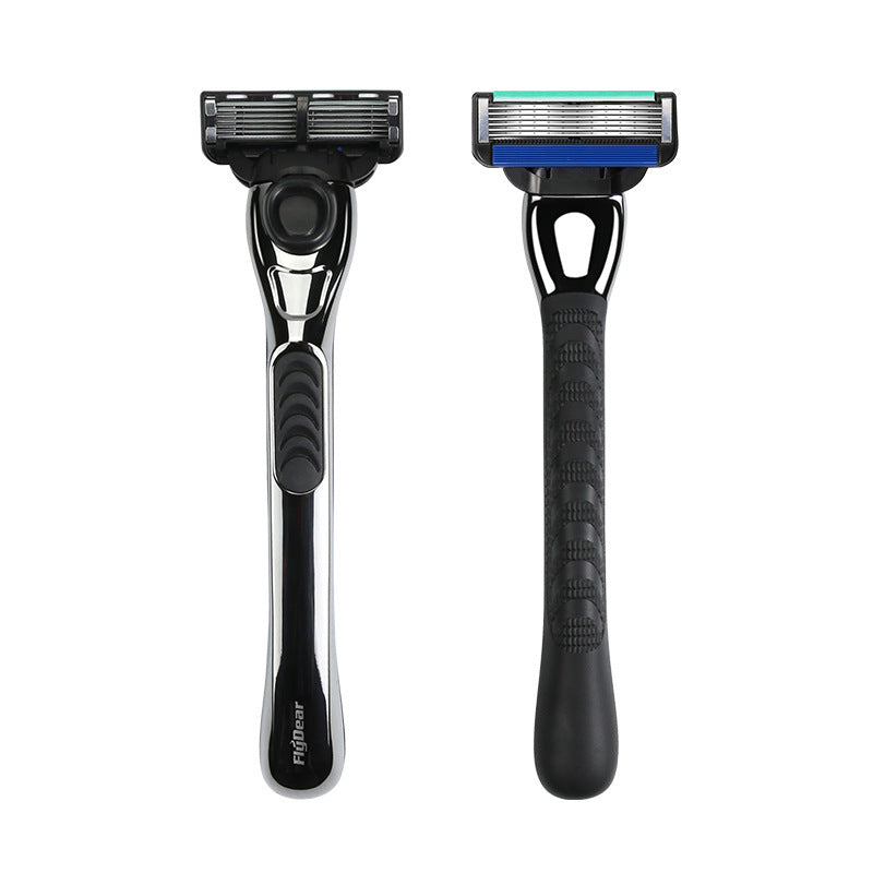 Flydear manual razor for men, 6-blade shaving razor, portable razor - factory wholesale