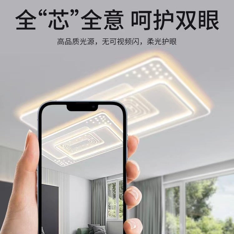 Living room light modern simple atmosphere led ceiling light new bedroom main light whole house combination package Zhongshan lighting