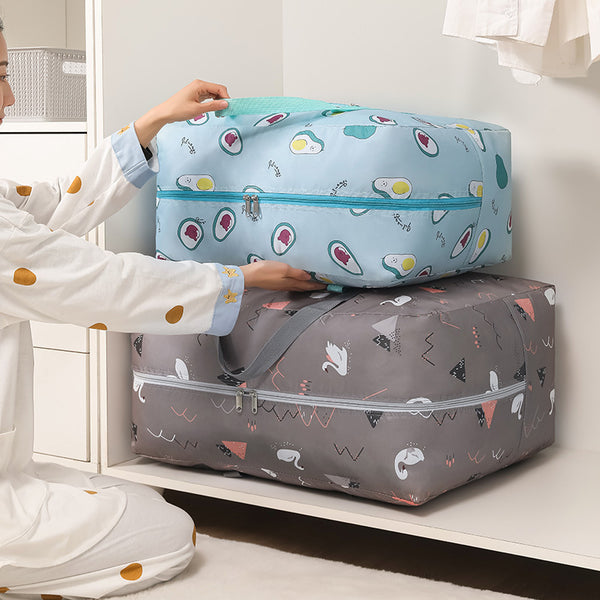 Customized storage bag Portable quilt travel duffel bag Large capacity clothing sorting packing Moving bag