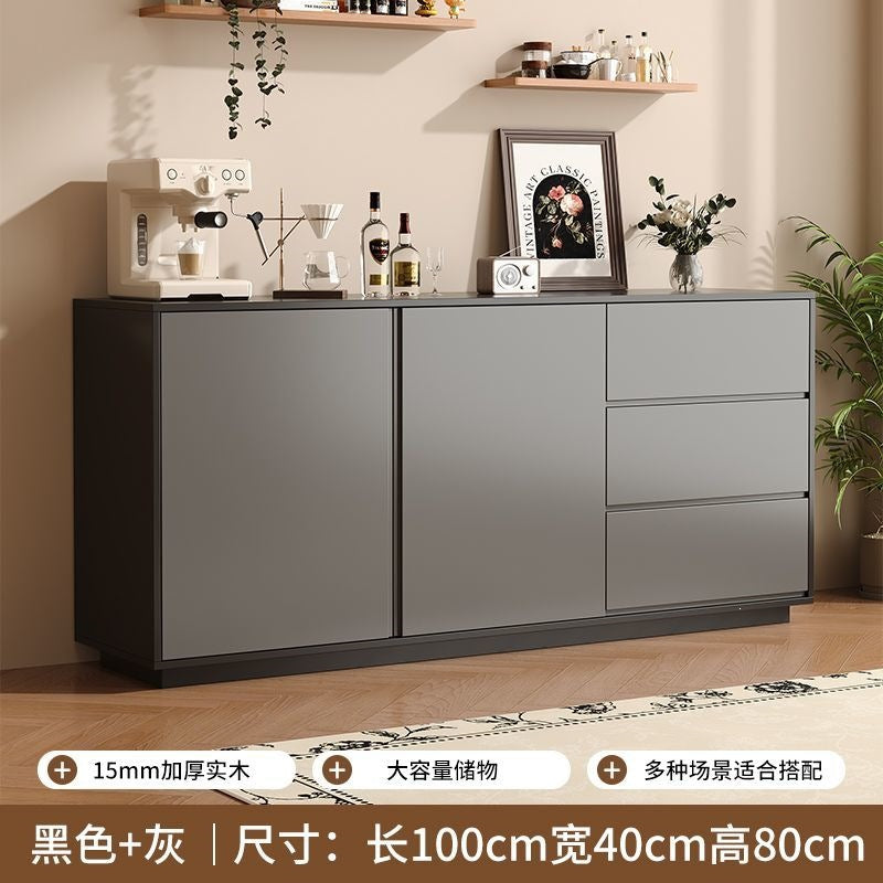 Solid wood sideboard floor-standing wall storage cabinet living room tea cabinet kitchen storage cabinet for homecasual storage cabinet