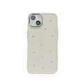 Suitable for apple 16pro metal photo frame small pearl mobile phone case iphone7p/xr all-inclusive pure color protective case