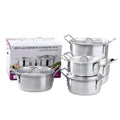 thickened suit pot 5-piece set aluminum pot 16-24cm african pot stove neutral large capacity flat bottom soup pot