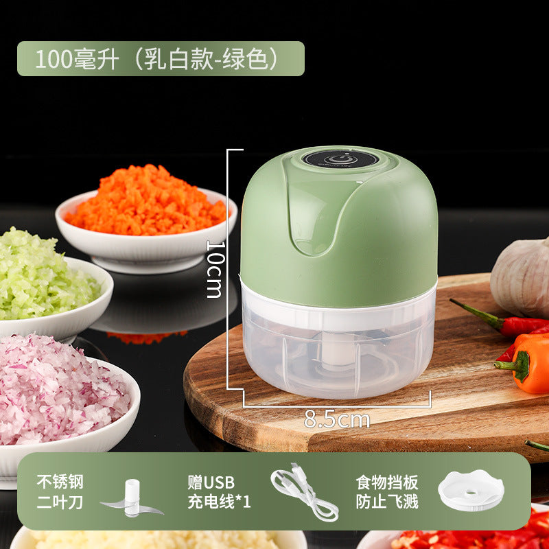 Electric food processor mini kitchen garlic sauce mixer food supplement meat grinder for home multifunctional garlic masher