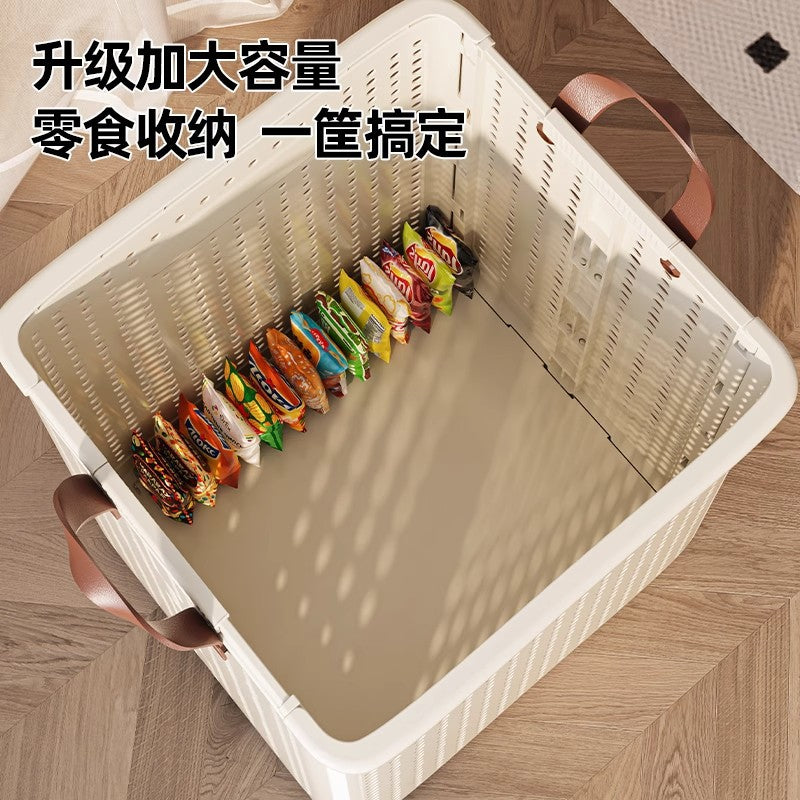 Children's toy storage basket Large capacity baby doll doll sorting box Household plush doll building block storage box