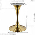 Brushed stainless steel titanium gold round bar 500