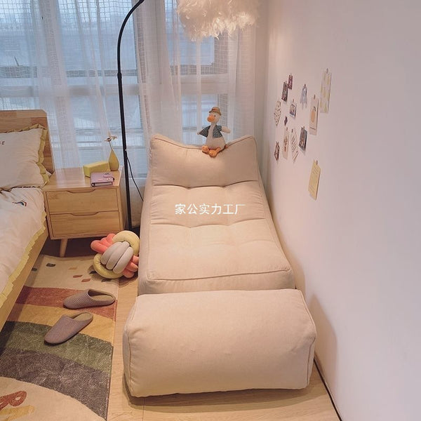 Lazy sofa bean bag tatami single leisure chair bedroom small sofa recliner Internet celebrity floor sofa
