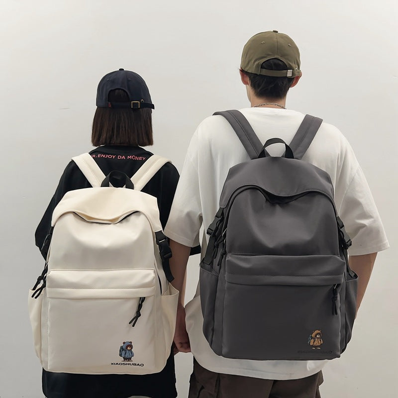 New casual backpack couple simple backpack large capacity outdoor travel backpack lightweight college bag