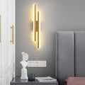 Modern minimalist linear wall sconce - bedroom bedside, living room background, wall lamp - minimalist light luxury aisle corridor led light
