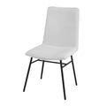 Custom  dining table and chairs - solid wood velvet backrest chairs - light luxury high-end dining chairs