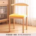 Scandinavian dining chair for home chair back chair solid dining table chair stool imitation solid wood iron horn chair catering commercial