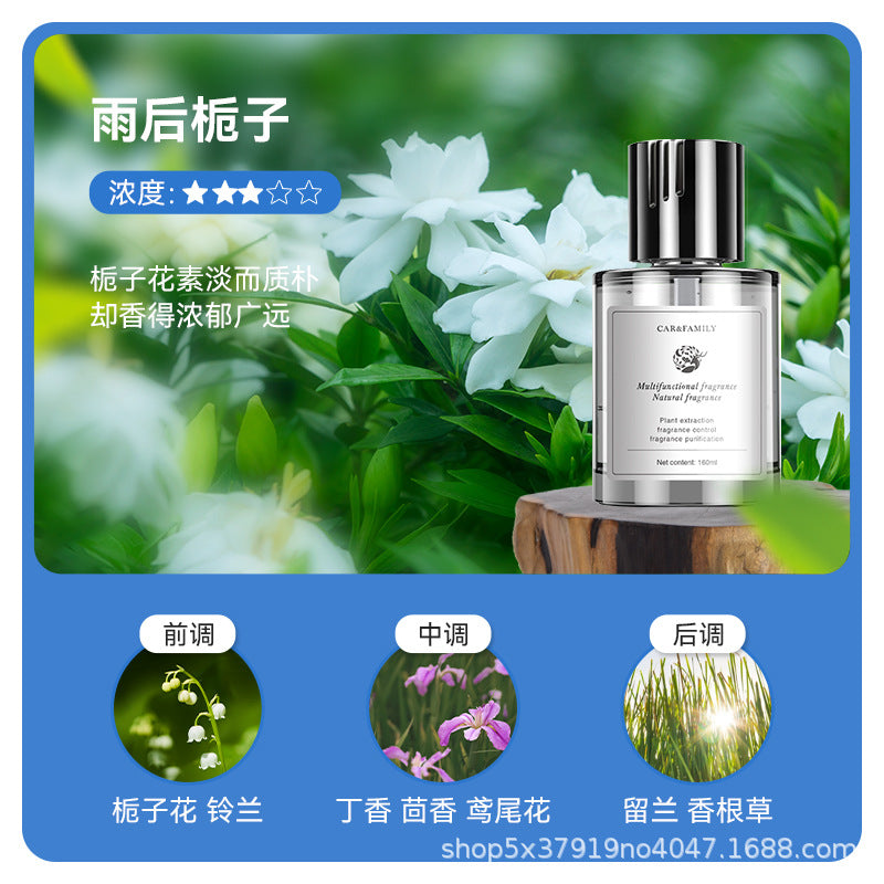 Car air freshener perfume - premium long-lasting fragrance for vehicles - decorative ornament - auto accessories - glass