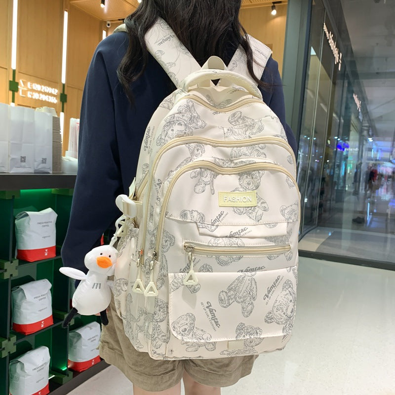 New high school students large-capacity student backpack schoolbag travel computer backpack business leisure backpack
