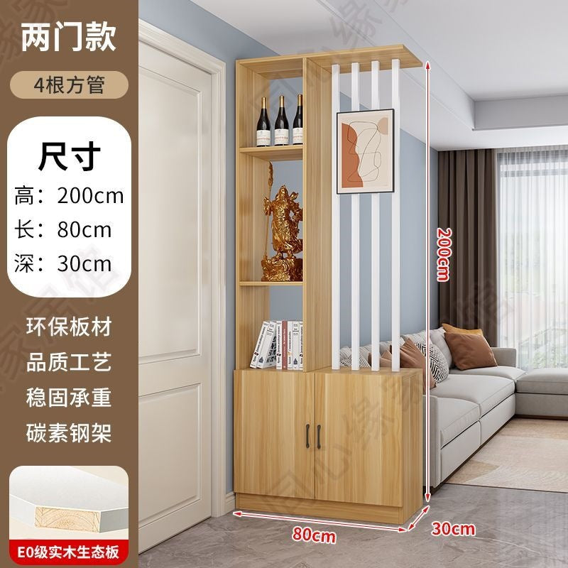 Entrance door shoe cabinet, entrance cabinet, all-in-one screen partition, living room cover, wine cabinet, storage rack, prosperous decoration cabinet