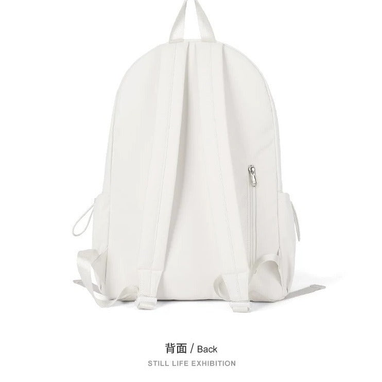 Campus ins japanese style soft girl school bag female k-stylepure coloreasiest for matchgirl backpack middle school student college student backpack
