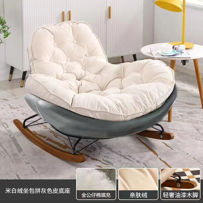 For home rocking chair can lie down and sleep chair adult lazy sofa popular balcony casual rocking chair