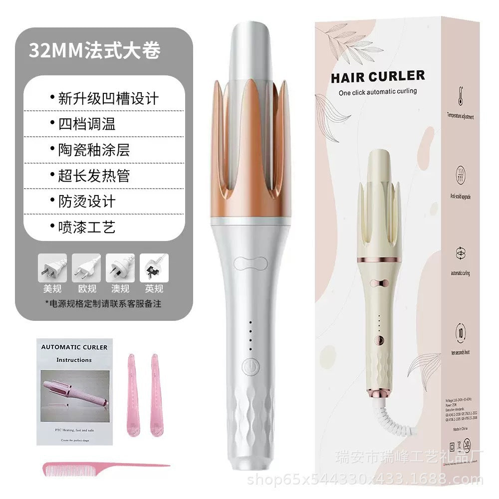 Cross-border 32mm automatic curling iron, lazy curly hair, negative ion perm, large curl and big waves will not hurt the hair explosion.