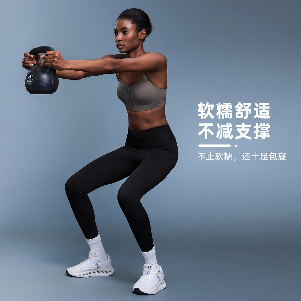 Women's fall/winter outdoor cycling fitness pants - fleece lined, warm, tight-fitting, ankle-length, high-waisted, butt-lifting yoga pants d19108-3