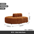 French cream style hotel lobby lounge double-sided sofa - ideal for medical aesthetics, wedding photography studios, clothing boutiques, and beauty salons