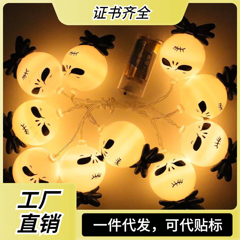 new LED Halloween grimace light string ghost USB battery lights party decoration holiday lights