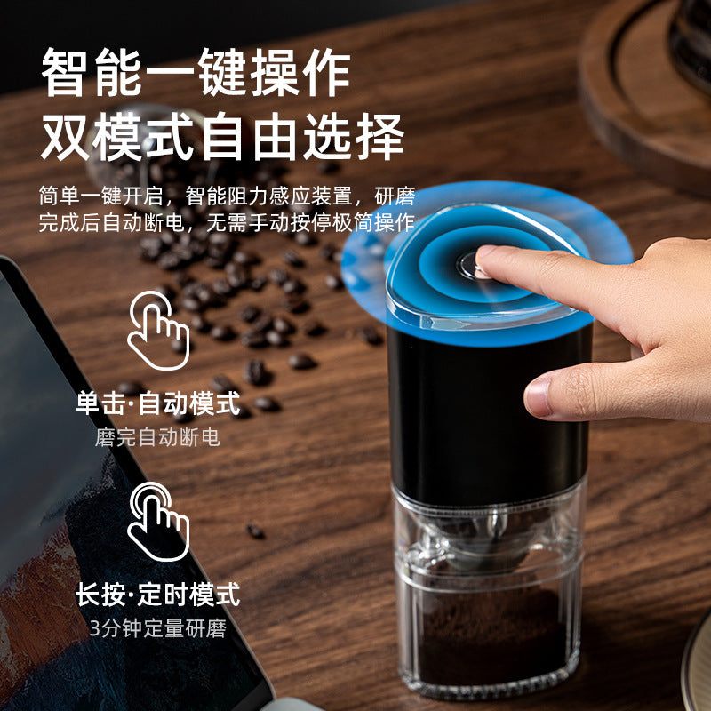 electric coffee grinder, home use, small portable hand grinder, fully automatic coffee bean grinder - wholesale