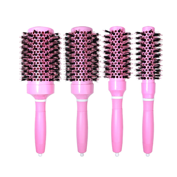 Thermal Air Shaping Comb Cylinder Curly Hair Roll Comb Tip Tail Roll Comb Mane Ceramic Aluminum Tube Roll Comb