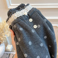 New korean style trendy autumn and winter girls' pants, kids' fleece-lined thickened korean style baby girl outerwear casual children's thick pants