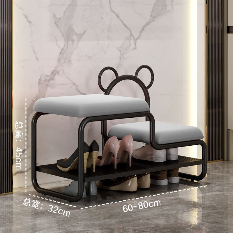 Entrance shoe stool, scandinavianfor home shoe changing stool, popular sofa stool, bench, door shoe rack, shoe cabinet, stool all-in-one
