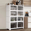 Cupboard, restaurant, kitchen cabinet, family multi-layer storage cabinet, sideboard, aluminum alloy storage rack, rental house stove