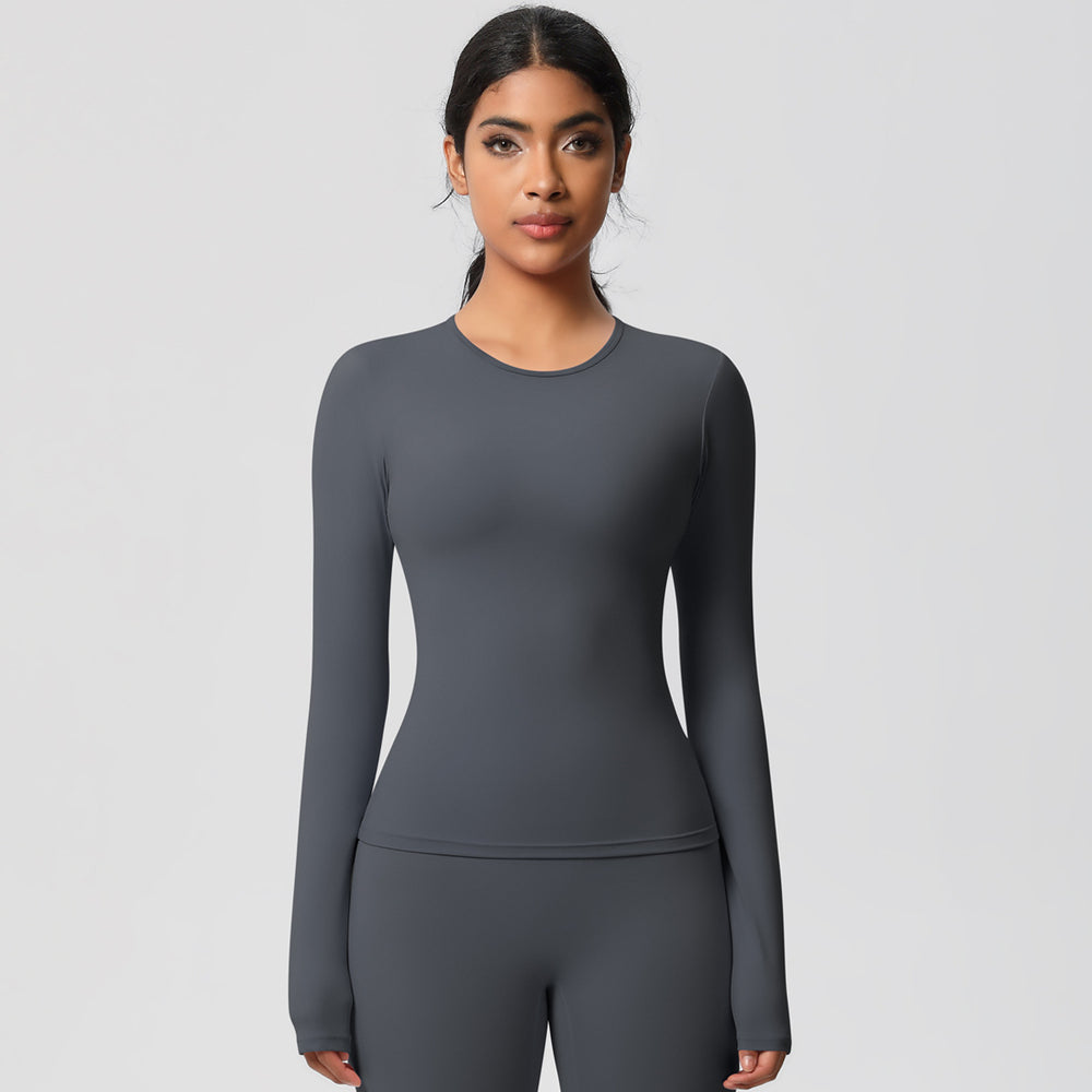 new arrival: women's cloud-soft, quick-dry, brushed fleece yoga set - perfect for fitness, outdoor leisure, and running