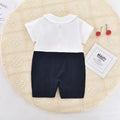 Summer romper baby short sleeve bodysuit outfit newborn going out clothes toddler boy summer clothing