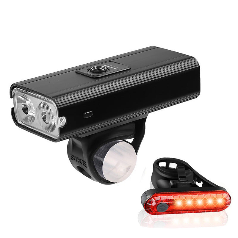 Cross-border new dual T6 bicycle light USB charging outdoor waterproof cycling lighting headlight mountain bike light
