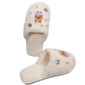 Cute capybara slippers for kids and adults - fluffy, flat, cartoon-style cotton slippers for indoor and outdoor use, keeping you warm and cozy