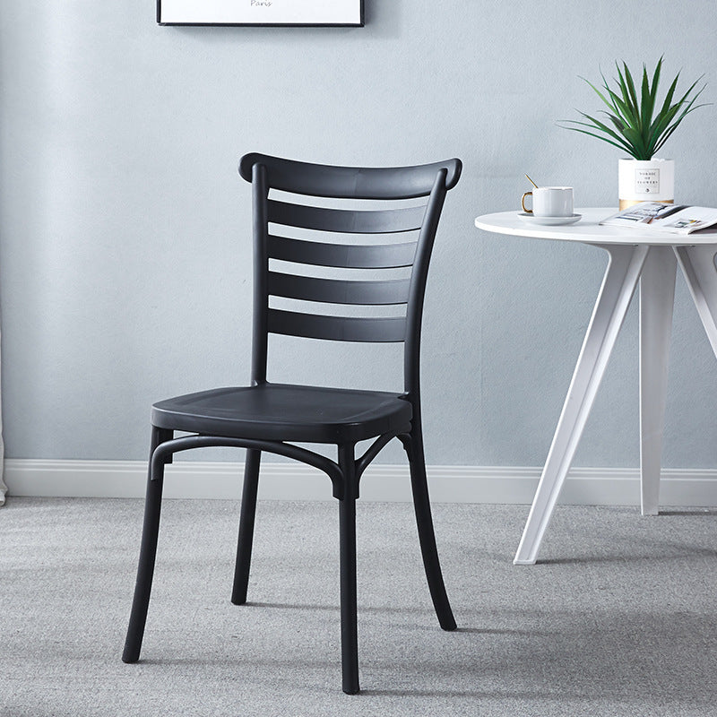 Factory direct american country style retro cafe dining chair, stackable backrest leisure chair for home use, cross-border wholesale