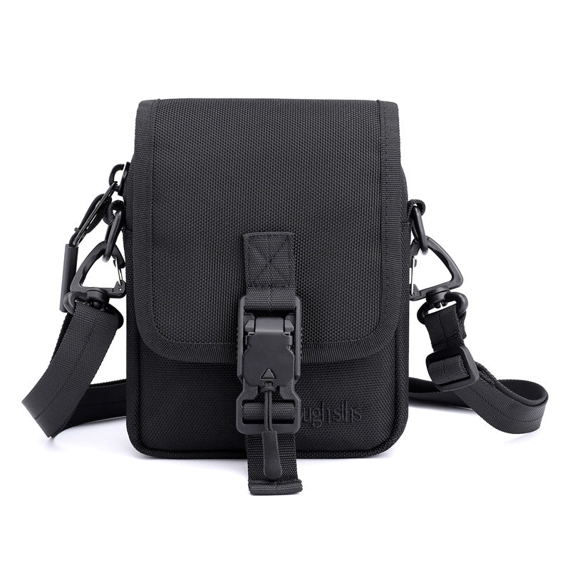 New men's shoulder bag fashionable casual men's bag anti-splashing Oxford cloth messenger bag trendy simple small bag delivery
