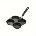 medical stone four-hole frying pan for home breakfast omelette pan egg burger frying pan factory direct supply wholesale
