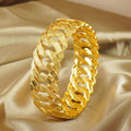 Middle eastern vintage openable cuban bangle - perfect for everyday wear and gifting - dubai fashion women's cuff bracelet