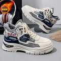 High-top men's shoes winternew arrivalfleece-linedheattech cold-resistant cotton shoes leather men's outdoor non-slipwaterproofworkwear boots