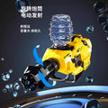new gatling mechanical cannon boy electric burst toy outdoor interactive battle chicken eating toy wholesale
