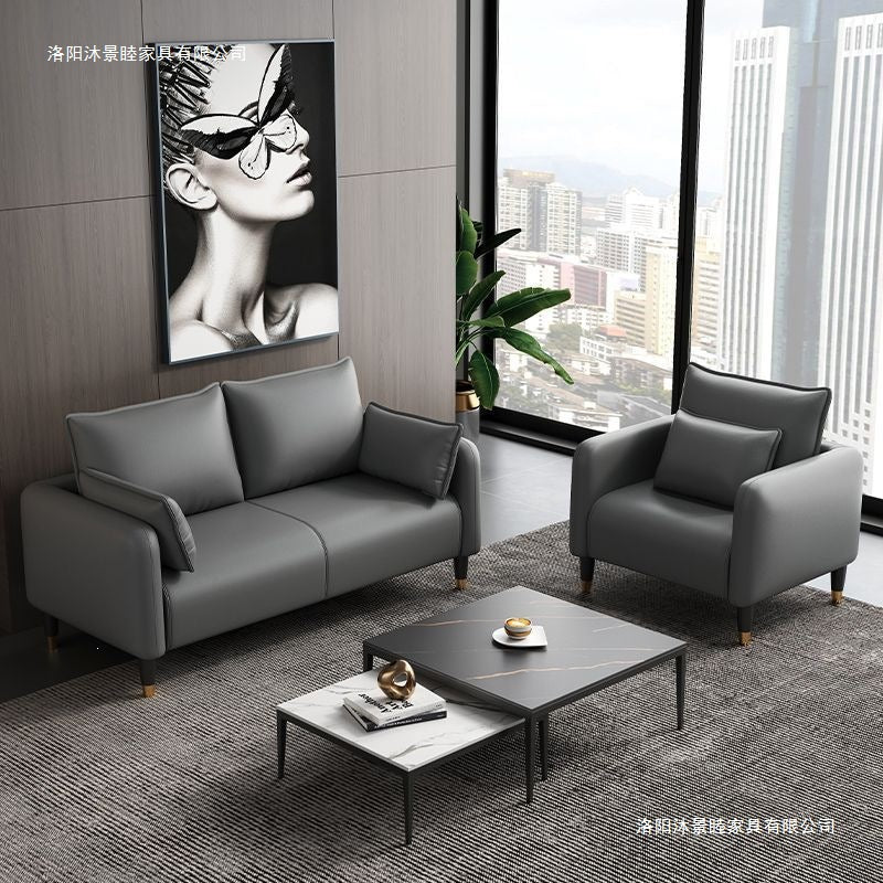 new living room sofa - compact size, ideal for rentals, hotels, apartments, two-seater, three-seater fabric sofa - also suitable for clothing stores