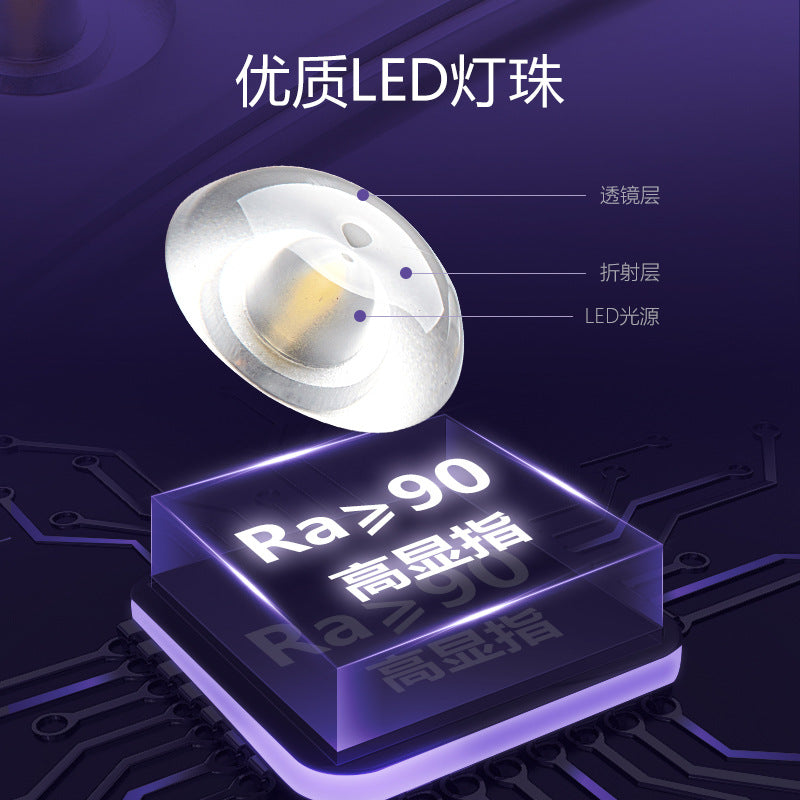 Ceiling light, living room light Modern simple lighting Bedroom light Balcony light LED ceiling light Bull lamp Home improvement