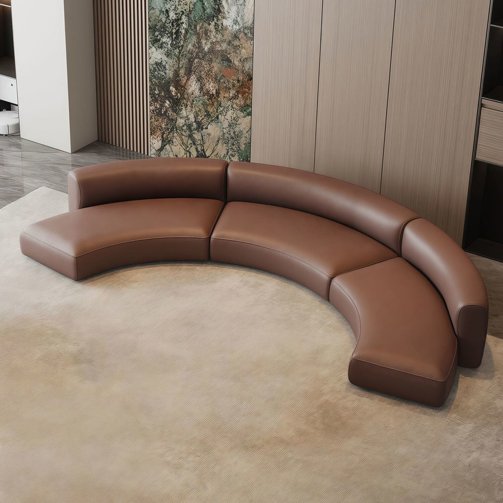 Semi-circular arc-shaped special-shaped sofa, rest area, reception, sales office, beauty salon, lobby, hotel club, casual room