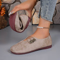 export  summer soft leather flat loafers women's round toe slip-on plus size comfortable and versatile shoes