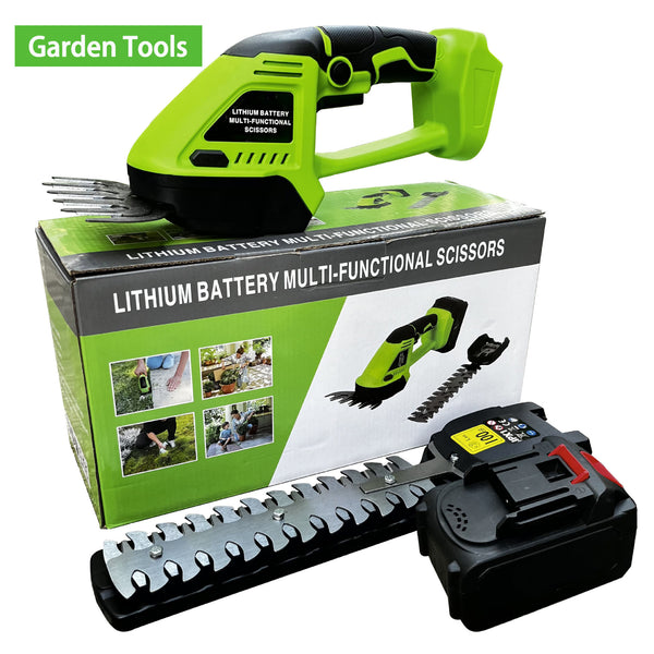Hedge trimmer 20V electric shrub trimmer, handheld lawn mower, hedge trimmer electric hedge trimmer