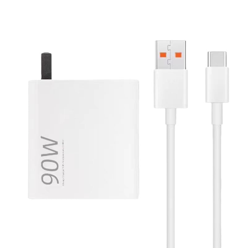 90w super fast charging charger compatible with xiaomi redmi phones, fast charging adapter with data cable, 67w gallium nitride (gan) charger