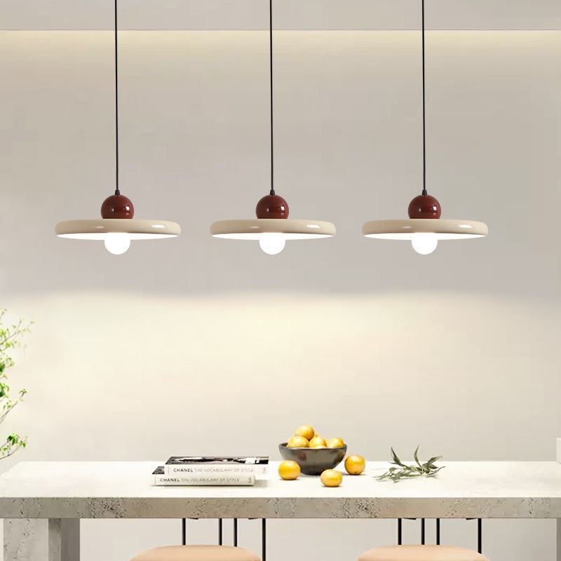 Casual single-head dining room chandelier living room scandinavian three-head dining table hanging wire lamp bedroom bedside led creative bar lamp