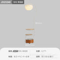 Cream style double layer storage fishing floor lamp gentle white feather lampshade living room sofa side lamp