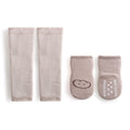 Babibele autumn/winter collection: premium baby knee-high socks set - fleece-lined, extra thick, anti-slip terry socks with grip