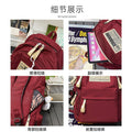 casual versatile backpack - large capacity retro minimalist laptop backpack for college, high school, and middle school students - unisex