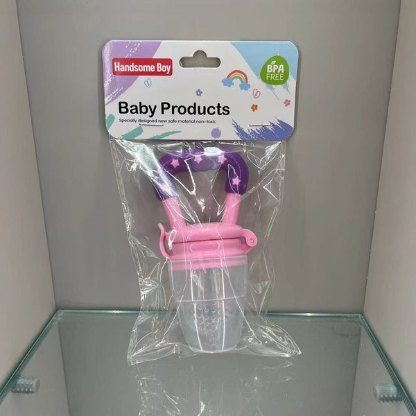 PP Silicone Baby Bite Le Fruit Supplementary Food Artifact Children's Toothpaste Baby Soothing Pacifier Food Grade Fruit and Vegetable Le